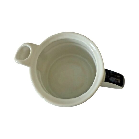 Small Vintage Juicer Ceramic Porcelain Blue White Teapot Spout Lemon Lime - Picture 6 of 11